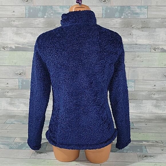 Blue Cabela's Heavy Zip-Up Jacket sz Small - Picture 3 of 4